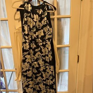 Blue and silver dress